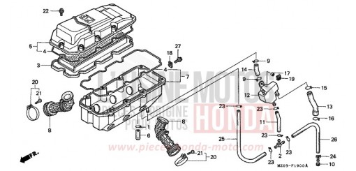 FILTRE A AIR GL1500CV de 1997